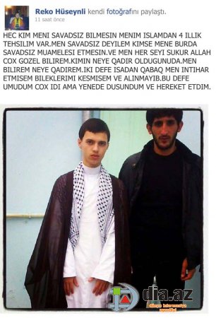 Özünə qəsd edən homoseksualın sevgilisi tapıldı: İranda təhsil alıbmışвЂ¦