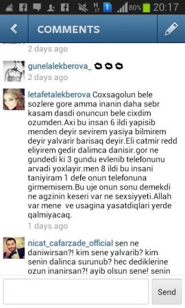 Azərbaycanlı teleaparıcı əri ilə savaşa çıxdı 