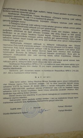 Göyçayda sahibkarın dizini necə yerə qoyurlar... Göyçayda sahibkarın dizini necə yerə qoyurlar...