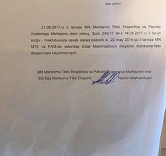 “Xaliq Faiqoğlu” MMC şefinin oğlunun bağlı qalan cinayəti... “Xaliq Faiqoğlu” MMC şefinin oğlunun bağlı qalan cinayəti...