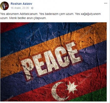 Azərbaycanda məktəb müəllimi erməni sevgisi təbliğ edir Azərbaycanda məktəb müəllimi erməni sevgisi təbliğ edir