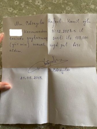 Rafael Cəbrayılovun növbəti fırıldağı: Rafael Cəbrayılovun növbəti fırıldağı: