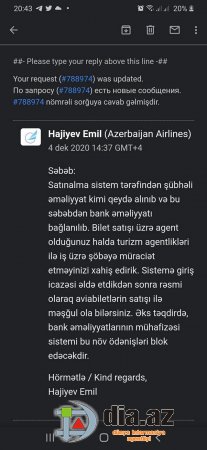 "Buta Airways" müştəriyə necə problem yaradır... "Buta Airways" müştəriyə necə problem yaradır...