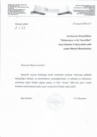 Əhməd Əhmədzadə Yekəxana gölünü xilas etməyə niyə imkan vermirdi... Əhməd Əhmədzadə Yekəxana gölünü xilas etməyə niyə imkan vermirdi...