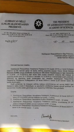 AMEA ilə "Şərq-Qərb" Nəşriyyatı arasında "yoxa çıxan" milyonların izi ilə AMEA ilə "Şərq-Qərb" Nəşriyyatı arasında "yoxa çıxan" milyonların izi ilə