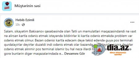 Buralarda qazandığını dövlətlə bölüşən yoxdur...