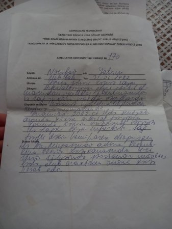 “Mənim kimi baxıma möhtac xəstəyə sosial yardım verilmir, ammaвЂ¦”