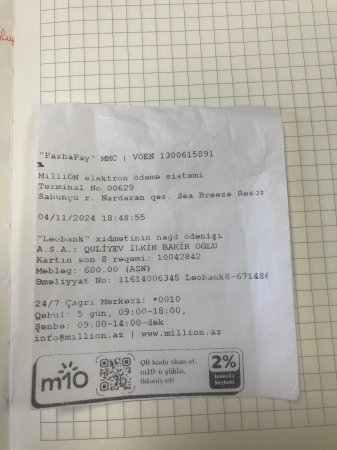 Vətəndaşın 100 manatına rəsmən `ƏL QOYDU` Vətəndaşın 100 manatına rəsmən `ƏL QOYDU`